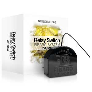 Fibaro Dual Relay Switch (2x 1.5kW) FGSD-221-UK